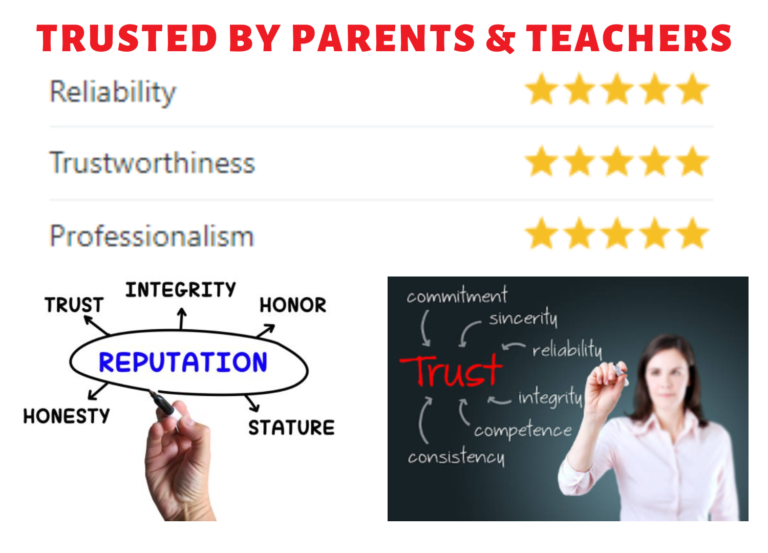 TRUSTED BY PARENTS AND TEACHERS